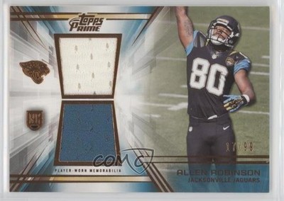 2014 Topps Prime Dual Relics Copper 17/99 Allen Robinson #DR-AR 0r1e