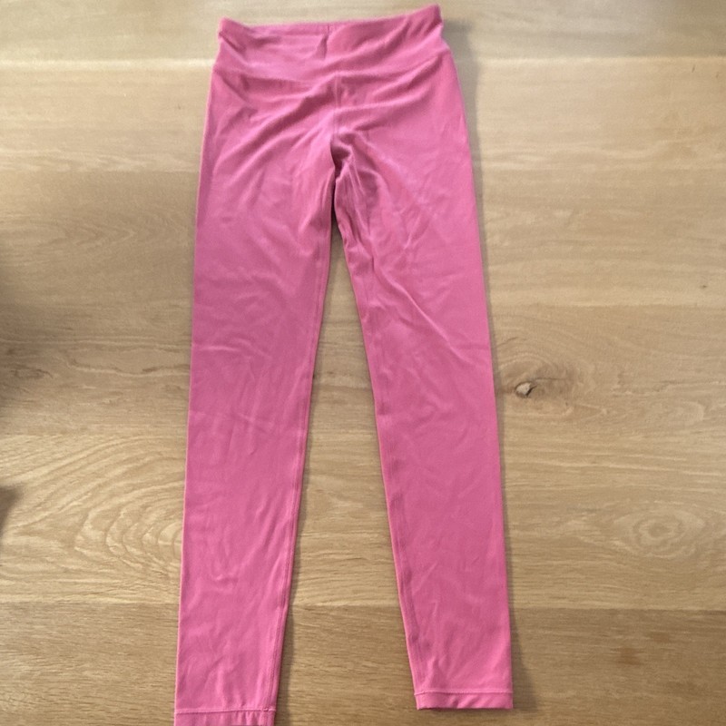Athleta Girl High Rise Solid Pink Ankle Leggings Size Youth L/12