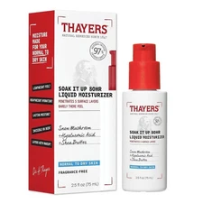 Thayers Soak It Up 80HR Liquid Moisturizer, Face Moisturizer, Normal to Dry Skin