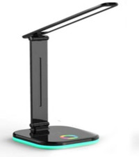 Led Table Lamp With Wireless Charging 5 Modes Eye-Caring Desk Reading Light