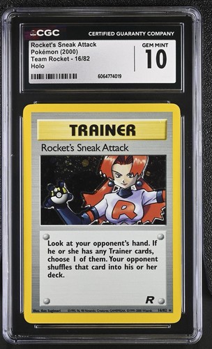 Rocket's Sneak Attack (Unlimited) graded CGC 10 for sale on eBay