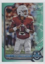 2021-22 Bowman U Chrome Prospects Aqua Refractor 235/299 Casey Thompson #15 fm0
