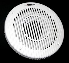 6.5" Inch Dual Cone Waterproof Marine Speaker - Round Straight Grill Boat Spa RV