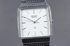 Vintage 1983 [Near MINT] Seiko SEAGULL 6030-5340 Silver Tank Quartz Mens Watch