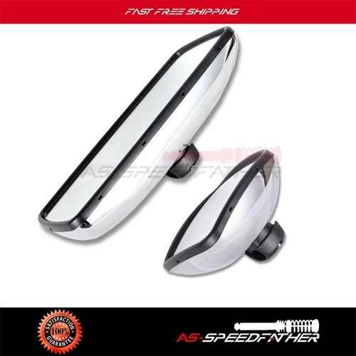 For Freightliner Columbia M2 Side Main + Wide Heated Mirror Manual Replacement