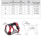 DUOMM Small Dog Harness No pull Reflective Red And Black  — photo 2