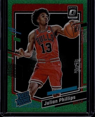 2023-24 Donruss Optic #231 Julian Phillips Green Glitter #/77