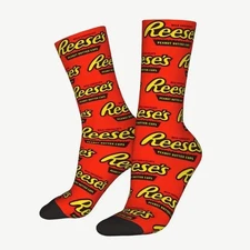 Reese's Peanut Butter Socks Unisex, one size, quality and rare. FREE SHIPPING