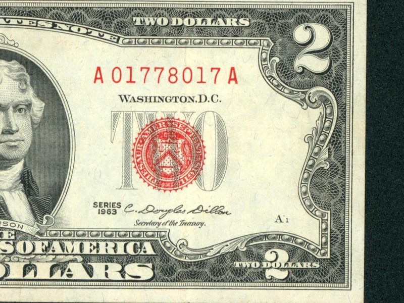 $2 1963 ((VF+)) United States Note ** PAPER CURRENCY AUCTIONS