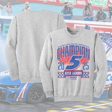 NEW! Kyle Larson #5 Hendrick Team 2025 Champs Sweatshirt Gift Fastship