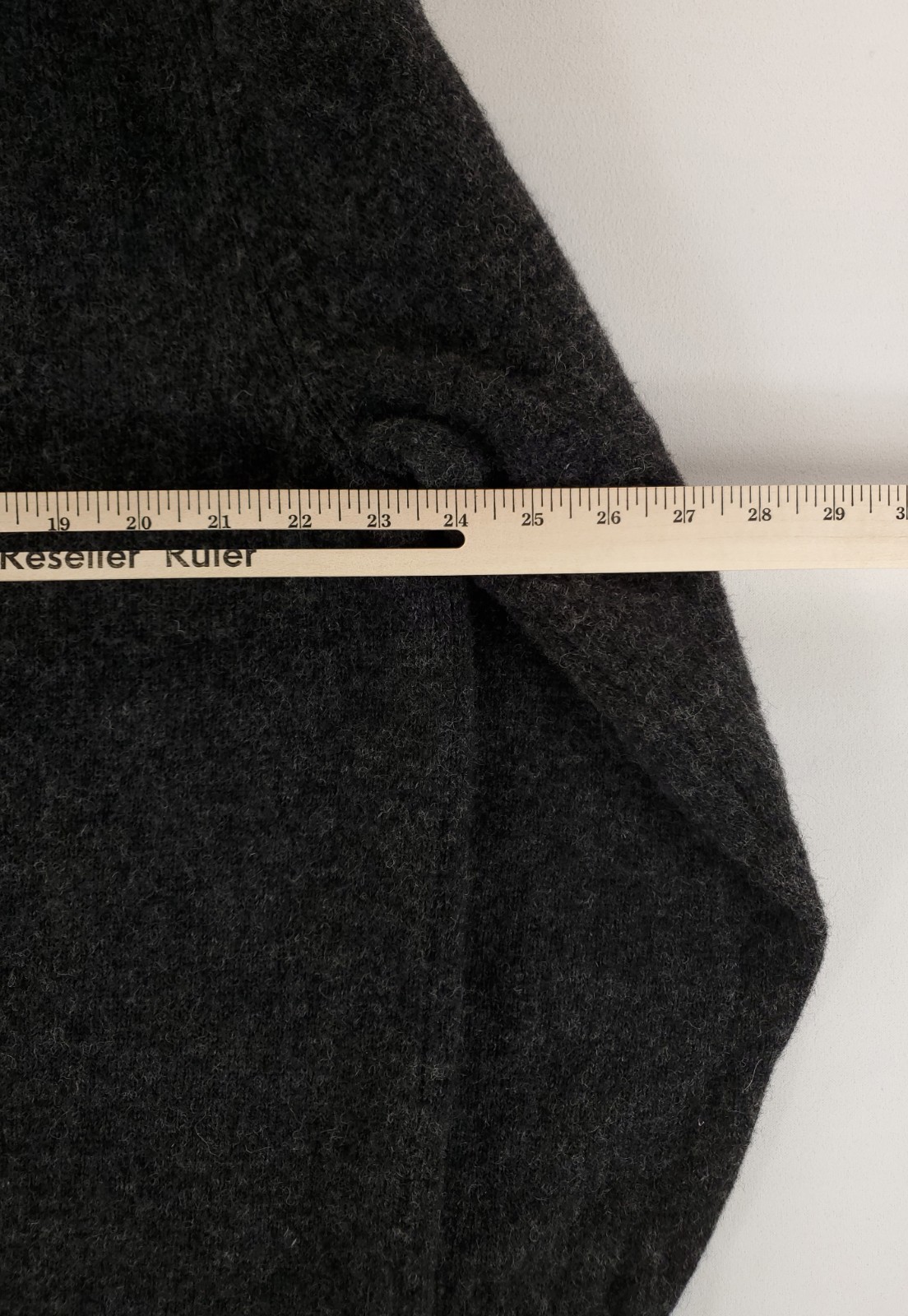 Pendleton Sweater Washable Wool Shawl Collar Gray… - image 4