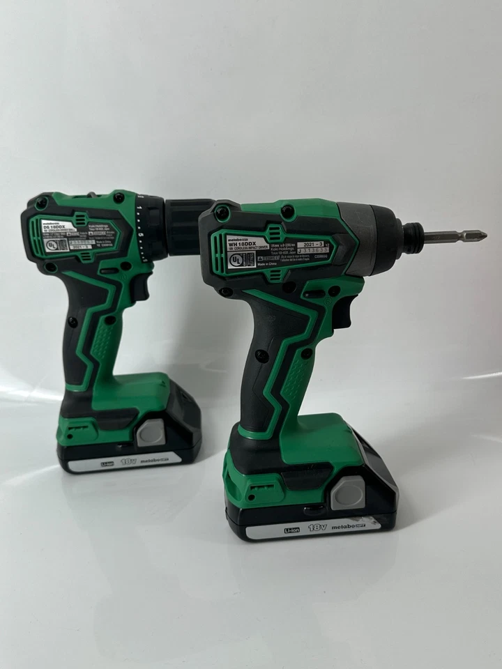 METABO Drill DS18DDX Impact WH18DDX Kit Charger and Batteries - Image 2 of 4