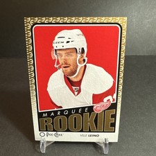 2009-10 O-Pee-Chee MARQUEE ROOKIE Hockey #502 Ville Leino RED WINGS EX/NM