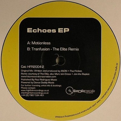 Anon  & Paul Nisbet - Echoes EP (12'', EP)