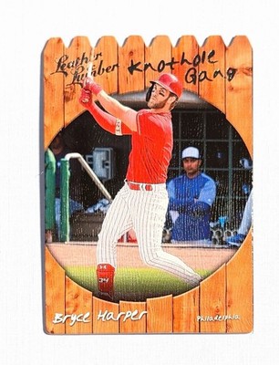 Bryce Harper ~ 2019 Panini Leather & Lumber ~ Knothole Gang #KHG-8