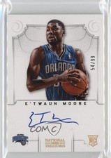 2012 Panini National Treasures Group I Rookies /99 E'Twaun Moore #140 Auto r5j