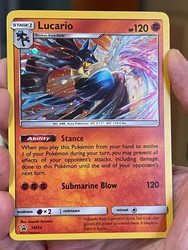 Lucario SM54 Sun & Moon Black Star Promo Holo