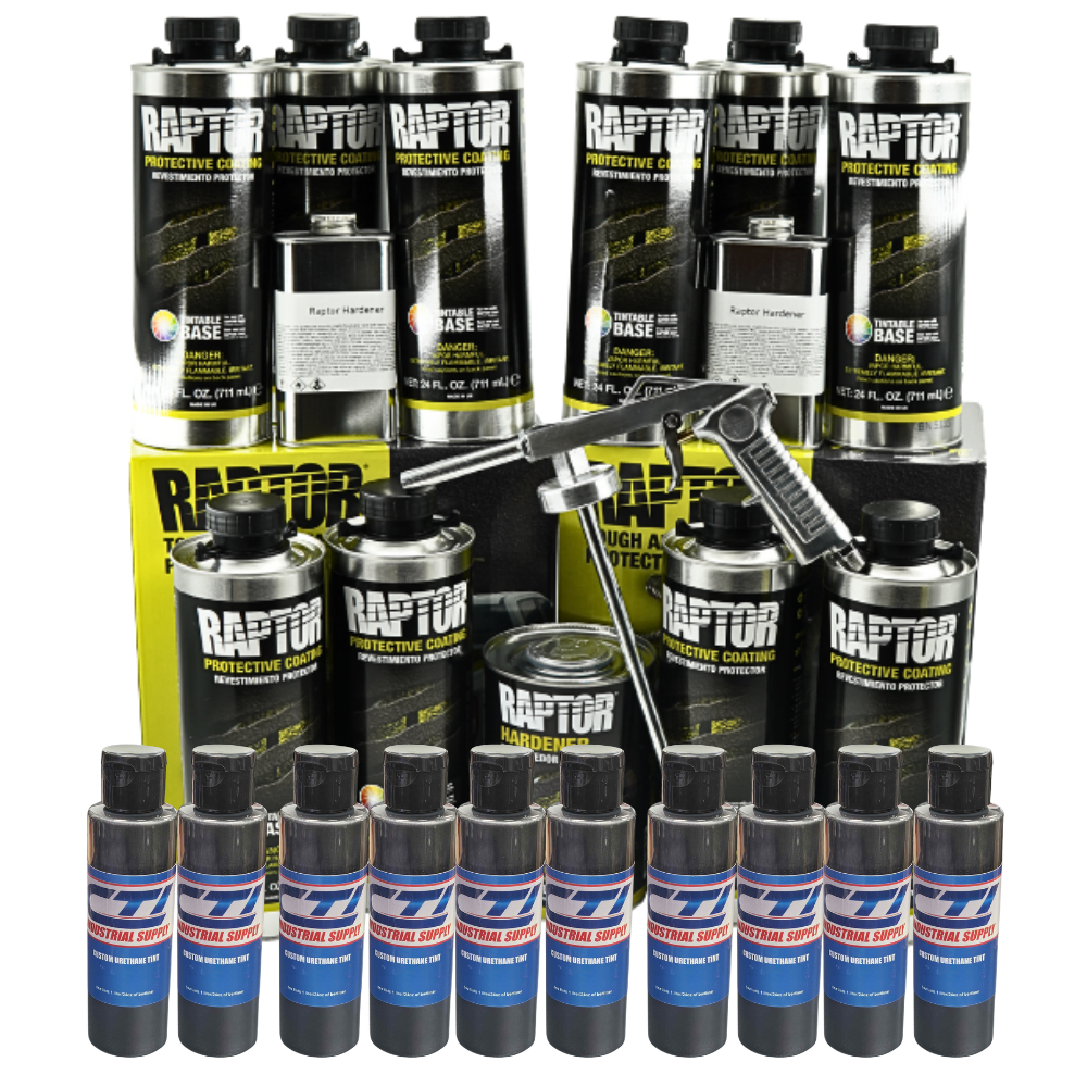 U-Pol Raptor Bedliner Kit Shadow Gray 10 Liters | eBay