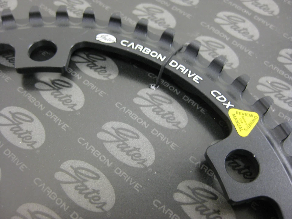 Anillo/piñón de transmisión por correa delantera Gates Carbon Drive CDX - 50t Foto 4 de 4