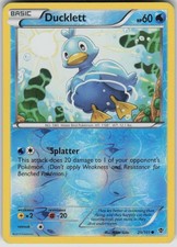 Pokemon Ducklett Common Plasma Blast 29/101 HP