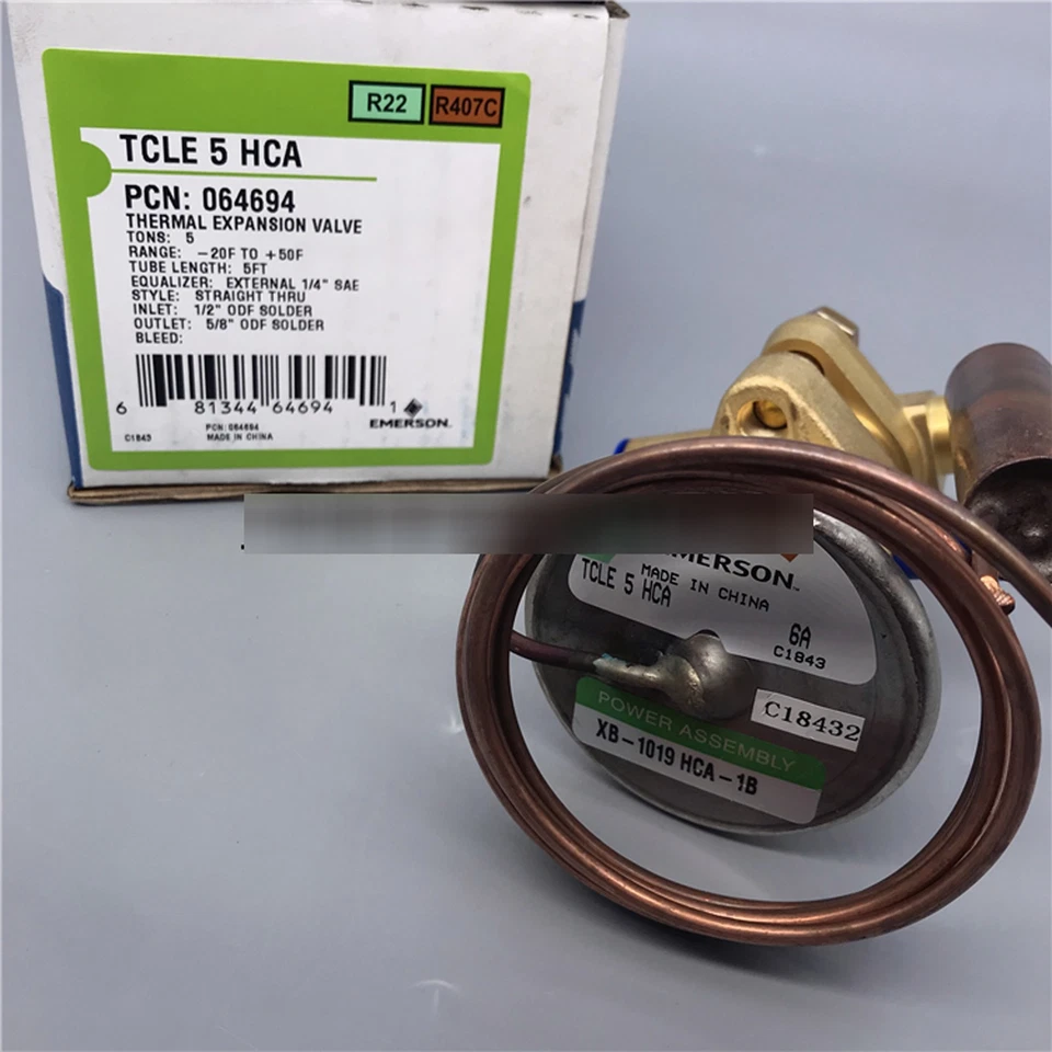 1PC NEW EMERSON COPELAND  TCLE 5 HCA TCLE5HCA Thermal Expansion Valve FREE SHIP - Image 2 of 4