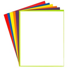 Folders, 2 Pocket Laminated, Letter Size, 6 Pack