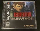 Resident Evil Survivor - PS1 PlayStation 1 - Complete in Box w/Reg Card - TESTED