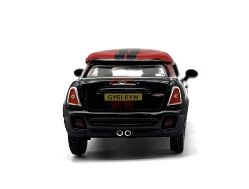 1:76 Red Mini Copper Coupe Sports Model Diecast Metal Car - Picture 5 of 8