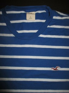 hollister blue shirt