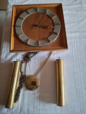 Pendeluhr Fa. Junghans mit Gewichten 60er Jahre