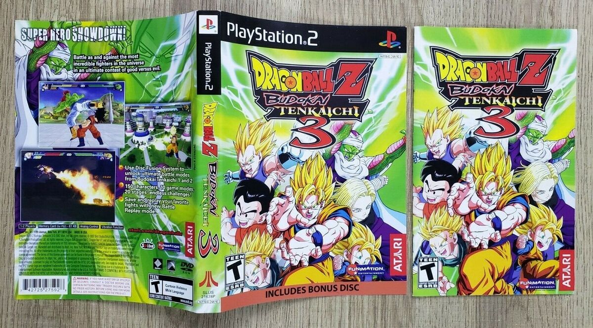 Dragon Ball Z Budokai Tenkaichi 3 REPRODUCTION ART Only No 