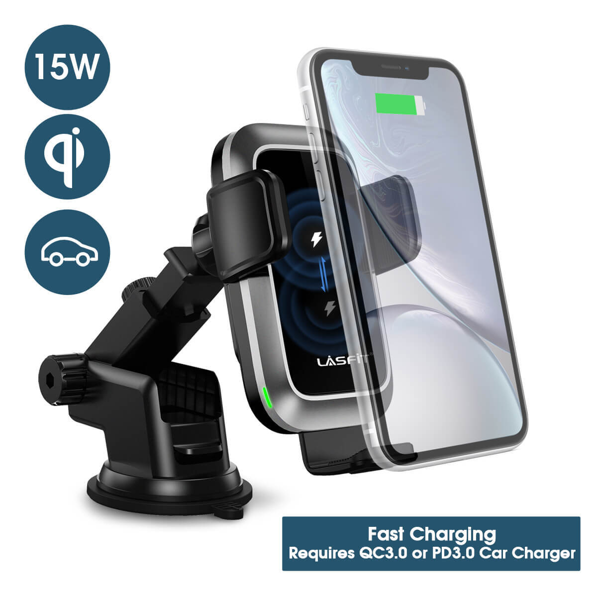Vent Mount Wireless Charger Iphone Plus Holder For Car CAR