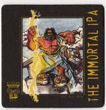 Elysian Brewing Immortal IPA  Beer Coaster Seattle WA