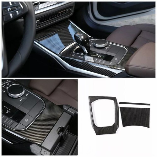 Echt Carbon Interior Karbon Kit Tür Mittelkonsole 5 Teile Satz für BMW G20 G22 - Picture 4 of 19