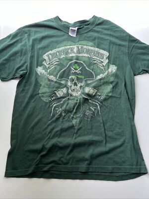 Rare DropKick Murphys Pirate Cannon Blast Concert T-Shirt Size