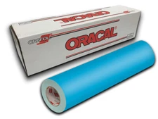 12" X 10ft - Ice Blue Matte Oracal 631 Exhibition Cal Vinyl Roll