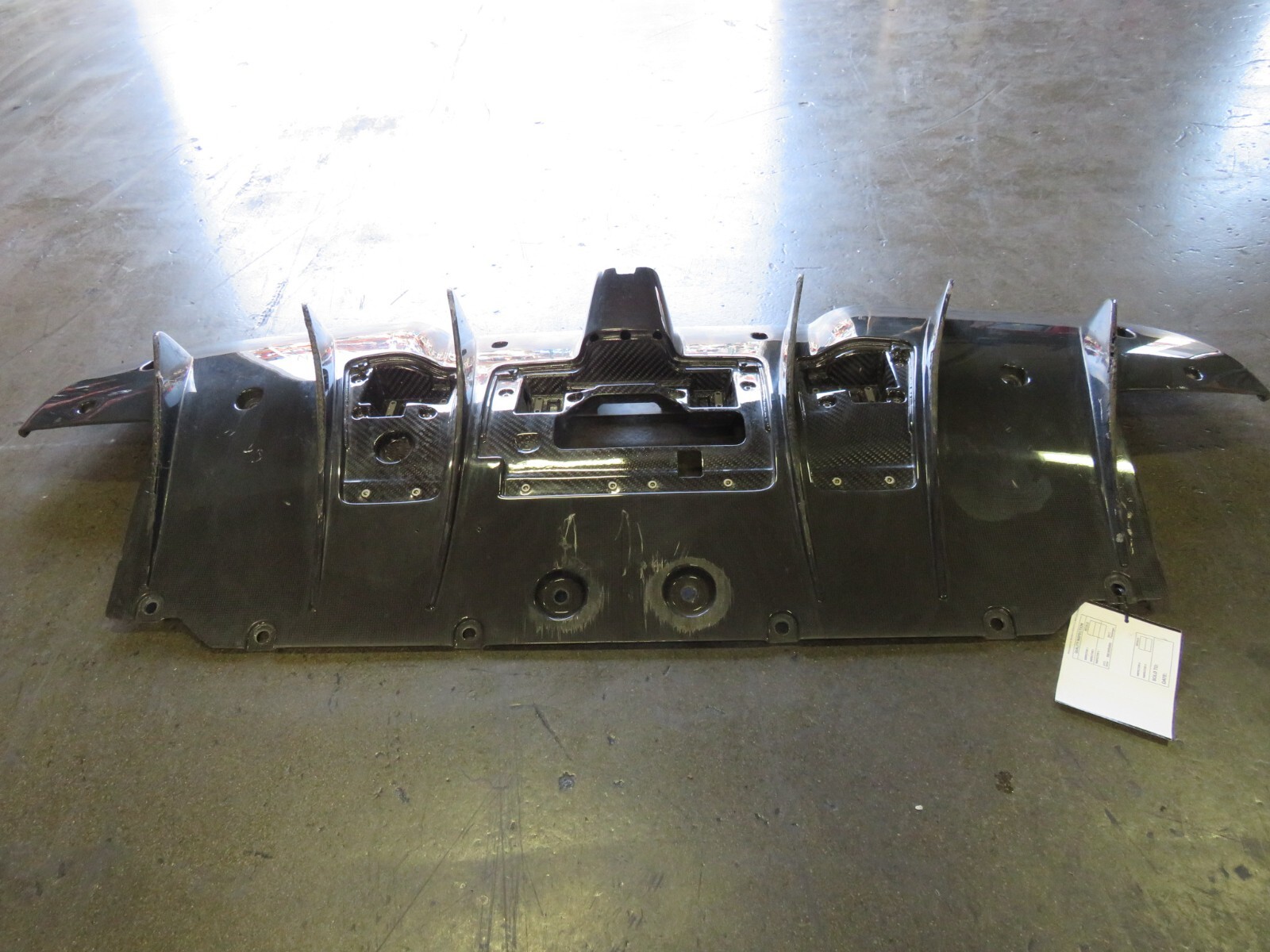Ferrari 488, Carbon Fiber, Rear Valance, Diffuser, Dmg, Used, P/N 86371600