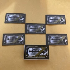 5 Double Edge Razor Blades, Cromax Stainless