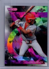 Tre Phelps 2024 Leaf Vivid Baseball 1/1 Pre Production Proof