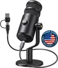 Micr fono din mico USB, micr fono de grabaci n de podcasts con perilla. neuvo.