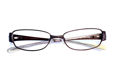 Oakley Brown Titanium Rectangular Eyeglasses Polished  display picture 3