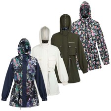 Regatta Womens Christian Lacroix Bernis Jacket Waterproof Coat Zip Split Hood