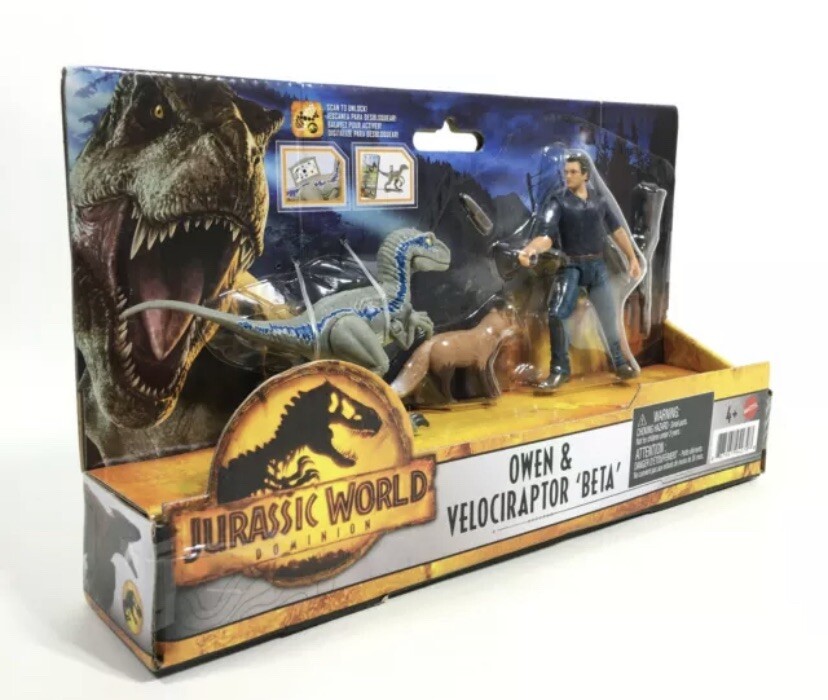 その他 Jurassic World Owen & Velociraptor Beta Jurassic World Dominion Owen & Velociraptor Beta Set | eBay