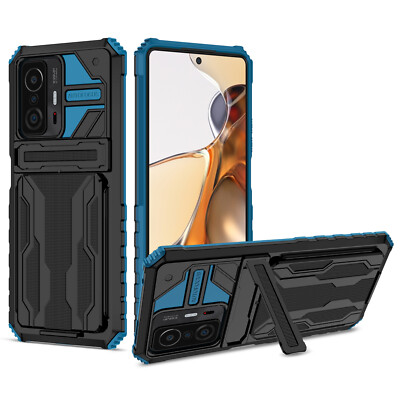 Shockproof Case Cover Card Slot For Redmi NOTE 11 10 9 Pro 10 Prime POCO X4 NFC
