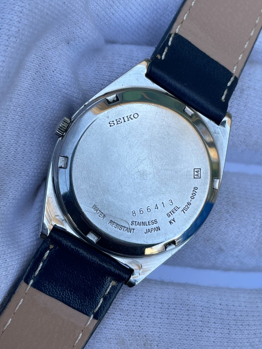 Seiko 5 Automatic 7S26-0070 Blue Dial Vintage Japan Men's Watch | eBay