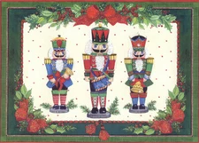 Nutcracker Melody  Sally Eckman Roberts Box of 12 Pop Out 3-D Christmas Cards