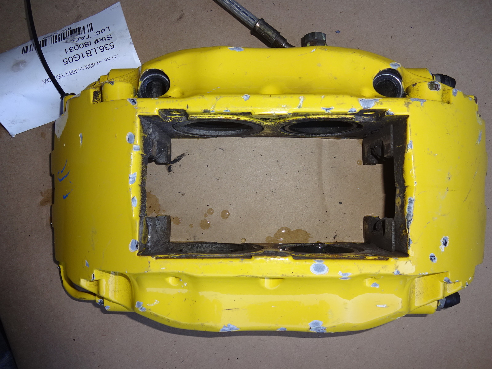 Lamborghini Gallardo, LH Left Rear Brake Caliper # 400615405 A