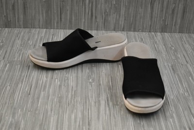 clarks women's cloudsteppers step cali bay slide sandals