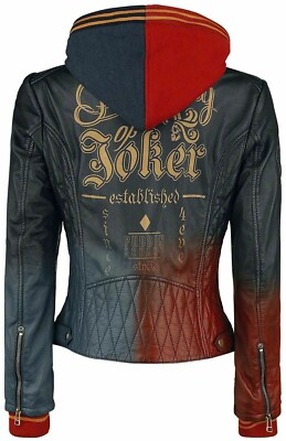 Women's Leather Jacket- Daddy's Lil Monster Cosplay Costume Hoodie