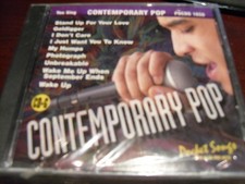 POCKET SONGS KARAOKE DISC PSCDG 1650 CONTEMPORARY POP CD G MULTIPLEX